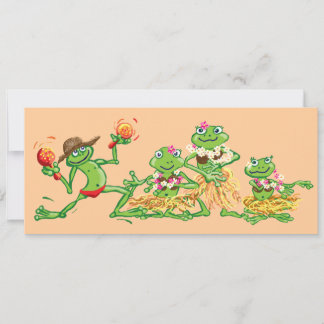 Hawaian party invitation