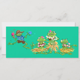 Hawaian party invitation