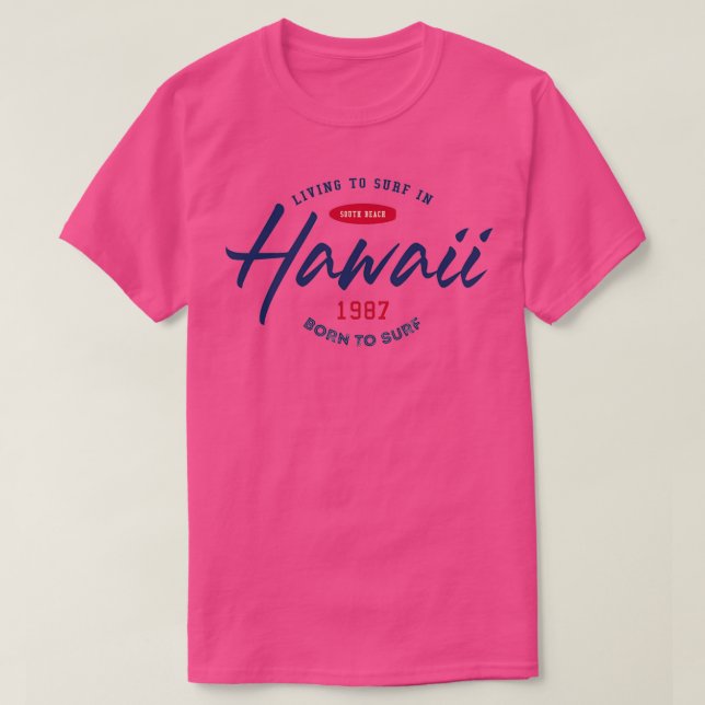Hawaii 1987 T-Shirt (Design Front)