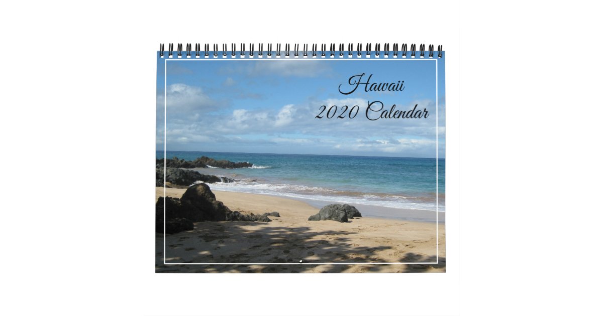 Hawaii 2020 Calendar | Zazzle.com