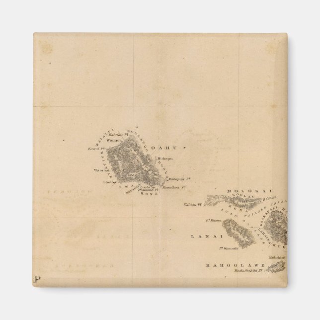 Hawaii 3 magnet (Front)