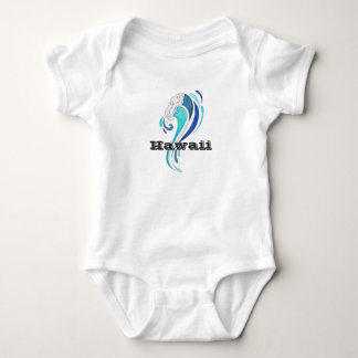 Hawaii Abstract Big Wave Baby Bodysuit