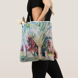 Hawaii " Aloha" All-Over-Print Tote, Shoulder Tote