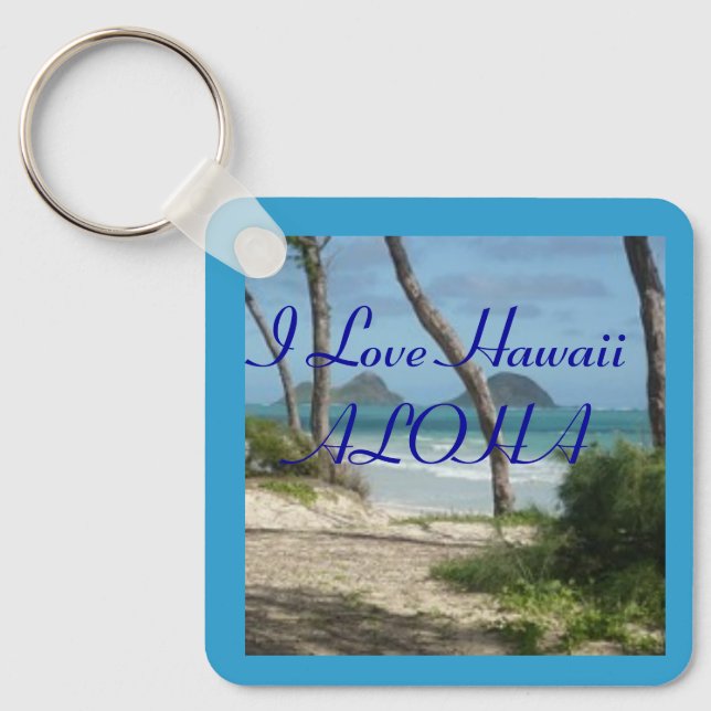 HAWAII ALOHA COLLECTION KEYCHAIN (Front)