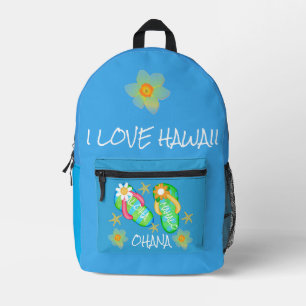 Hawaii Aloha Collection - Ladies Printed Backpack