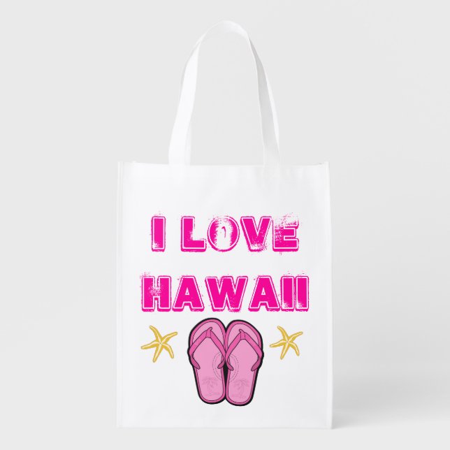 Hawaii Aloha Collection Ladies Tote Bag (Front)