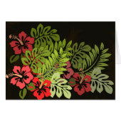 Hawaii Aloha Flower Art Print (Front Horizontal)