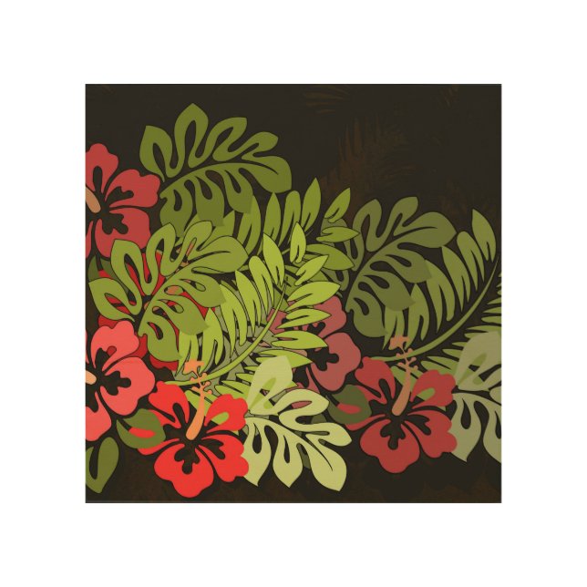 Hawaii Aloha Flower Art Print (Front)