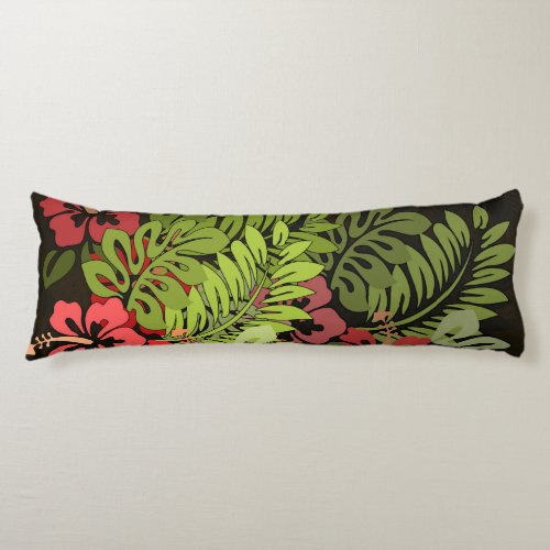 Hawaii Aloha Flower Art Print Body Pillow