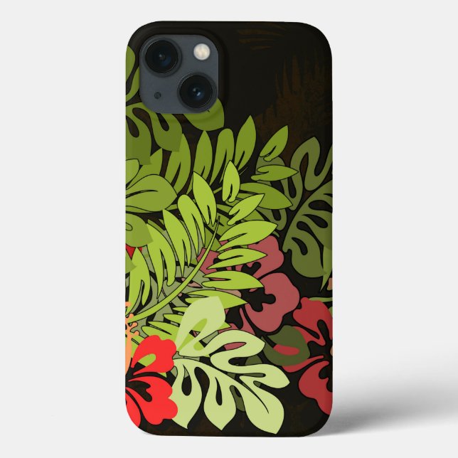 Hawaii Aloha Flower Art Print Case-Mate iPhone Case (Back)