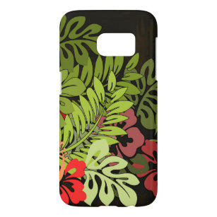 Hawaii Aloha Flower Art Print Samsung Galaxy S7 Case