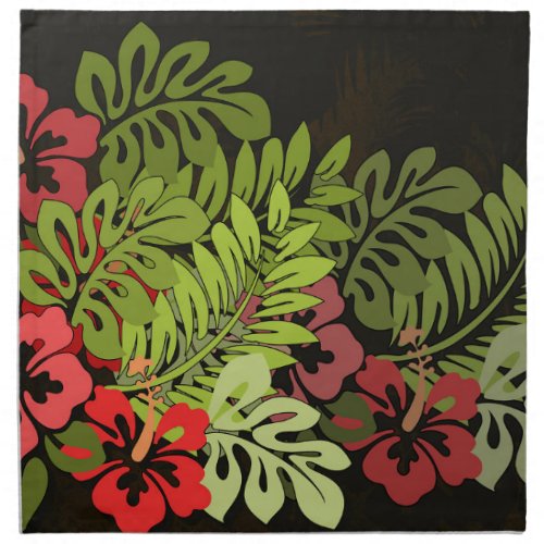 Hawaii Aloha Flower Art Print Cloth Napkin