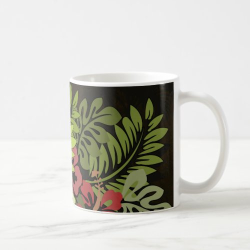 Hawaii Aloha Flower Art Print Coffee Mug