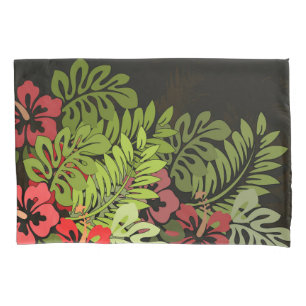 Hawaii Aloha Flower Art Print Pillow Case
