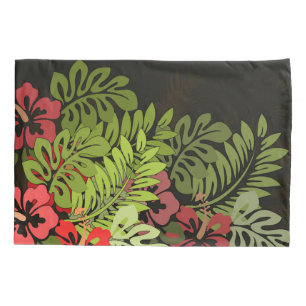 Hawaii Aloha Flower Art Print Pillow Case