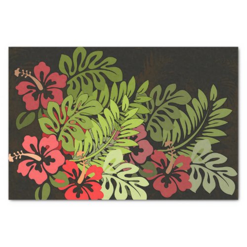 Hawaii Aloha Flower Art Print Tissue Paper
