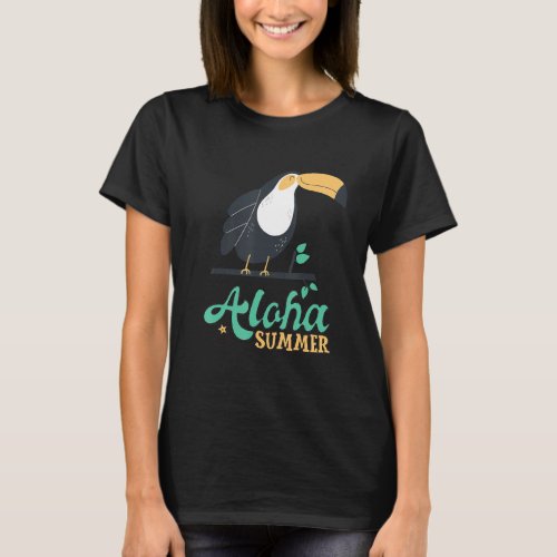 Hawaii Aloha Palm Tree Hawaiian Party T_Shirt