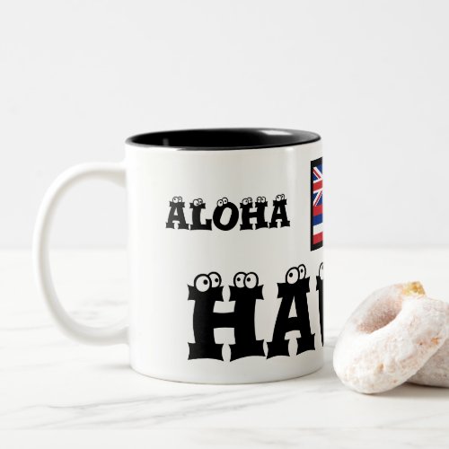 Hawaii Aloha Paradise Two Tone Mug by Janz
