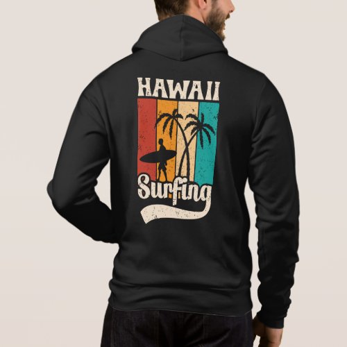 Hawaii Aloha Surfing Vintage Hoodie