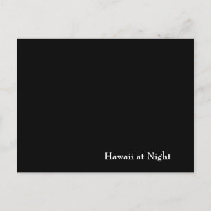 Hawaii at Night Postcard