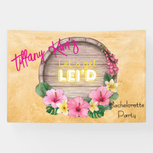 Hawaii Bachelorette Party Banner