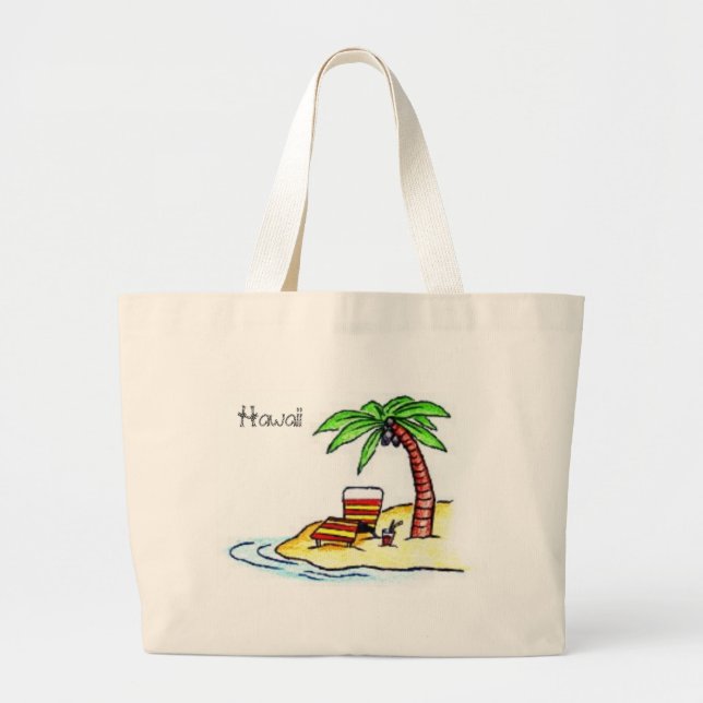 Hawaii Beach Bag (Front)