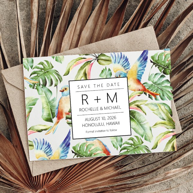 Hawaii Beach Destination Wedding Announcement (Creator Uploaded)