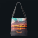 Hawaii Beach Hawaiian Islands Crossbody Bag<br><div class="desc">Hawaii 
This is a beautiful picture of the Hawaiian islands a perfect beach sunset.  If you are going on vacation or have been on vacation and need a memory this is perfect.  Or a great way to surprise someone that you bought some tickets</div>