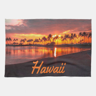 Hawaii Beach Hawaiian Islands Kitchen Towel