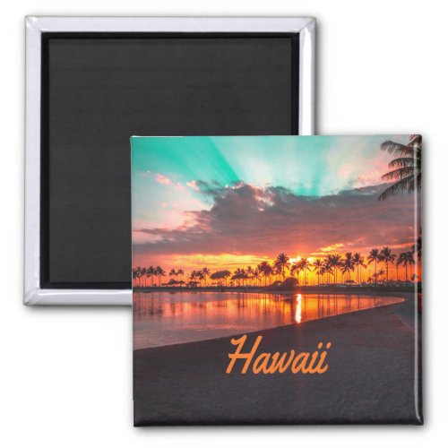 Hawaii Beach Hawaiian Islands Magnet