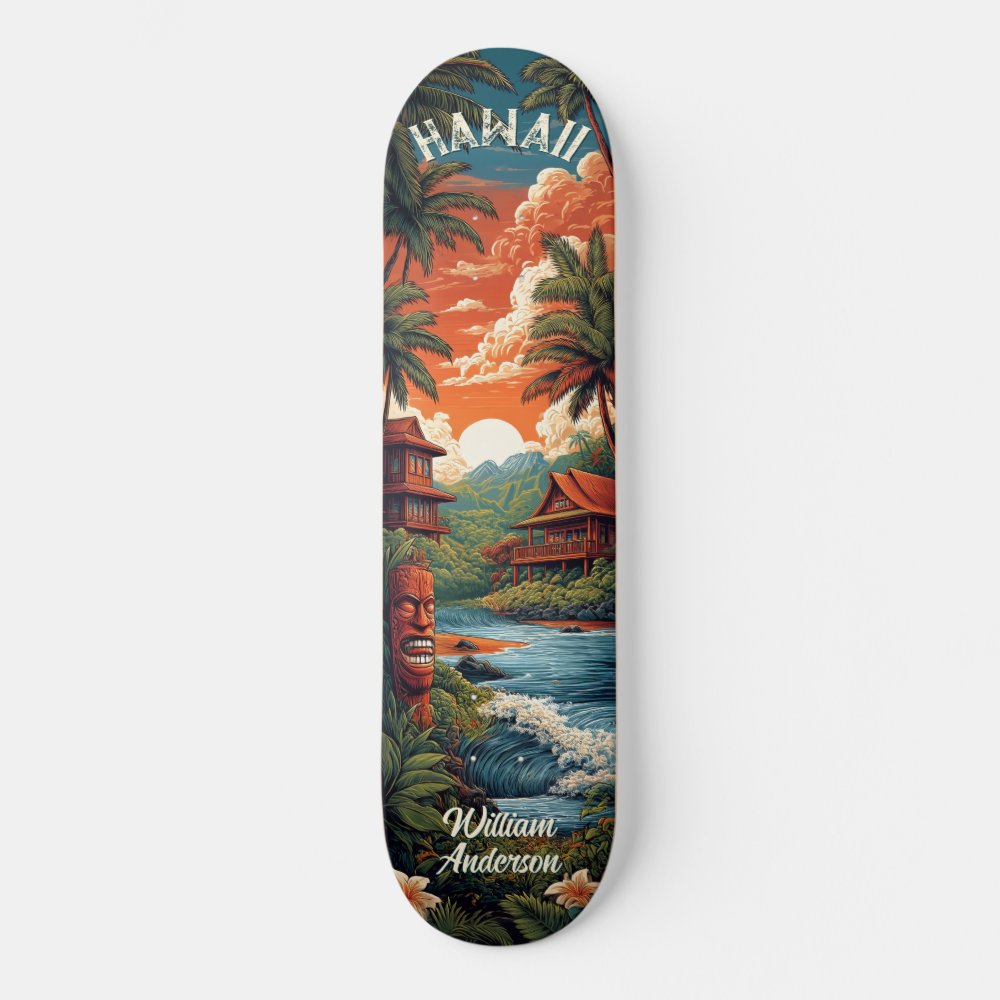 Hawaii Beach House Skateboard