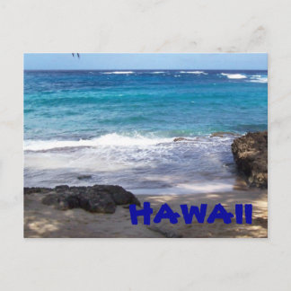 Hawaii Beach Postcard