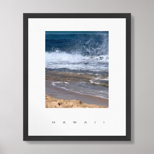 Hawaii Beach Travel Photography Poster