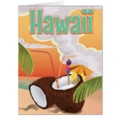 Hawaii beach vacation poster (Front)