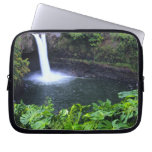 Hawaii, Big Island, Hilo, Rainbow Falls, Lush Laptop Sleeve at Zazzle