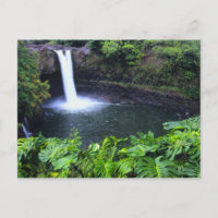 Hawaii, Big Island, Hilo, Rainbow Falls, Lush