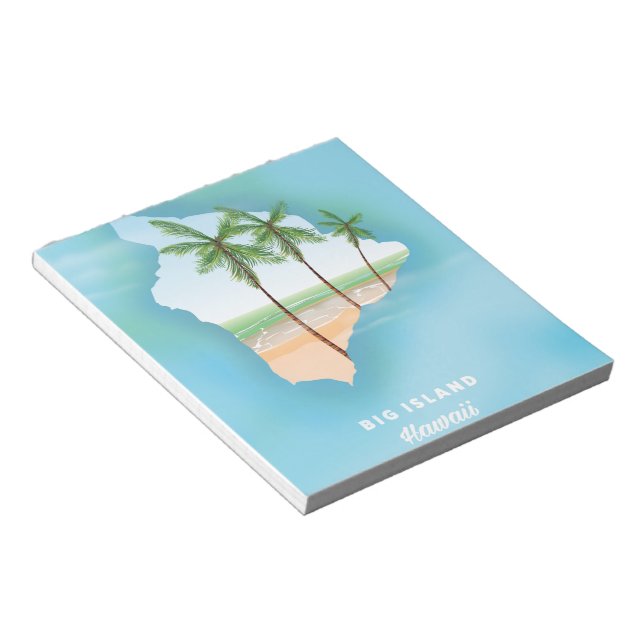 Hawaii Big island Notepad (Angled)