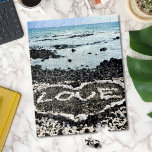 Hawaii Black Sand Beach Coral Love Heart Photo Jigsaw Puzzle<br><div class="desc">“Love”, relax, and enjoy the beauty of this pristine Big Island black sand beach as you work on this photo jigsaw puzzle of the Hawaiian coastline. I feel lucky to have spotted this "love" heart made of coral rocks, while walking this beach in the late afternoon Makes a great gift!...</div>