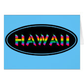 Hawaii Blue Fun Cards (Front Horizontal)