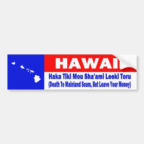 HAWAII BUMPER STICKER