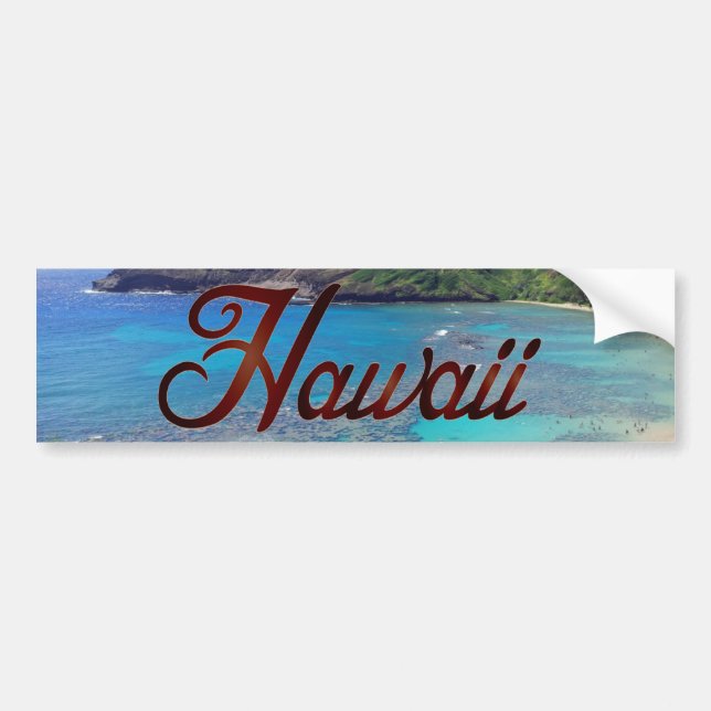 Hawaii Bumper Sticker (Front)
