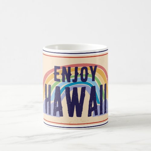 HAWAII CAR PLATE ENJOY HAWAII COFFEE MUG