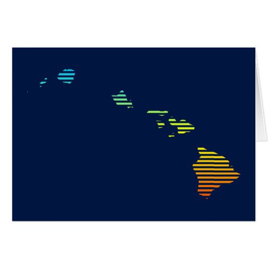 hawaii chill fade cards (Front Horizontal)