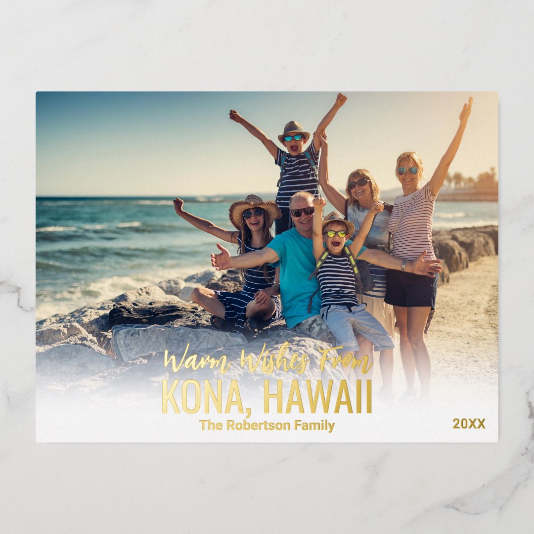 HAWAII CHRISTMAS CARD | BEACH PHOTO POSTCARDS