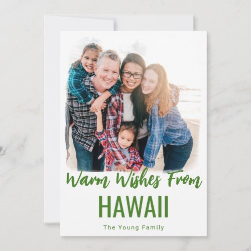 HAWAII CHRISTMAS CARDS BEACH PHOTO CHRISTMAS CARDS