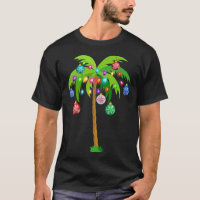 Hawaii Christmas Palm Tree Tropical Xmas Coconut L