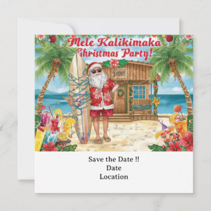 Hawaii christmas party Hawaii “Mele Kalikimaka!” Save The Date