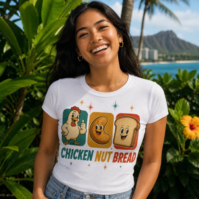 Hawaii culture - Chicken Nut Bread Tri-Blend Shirt (Chicken nut bread. Say it fast!)