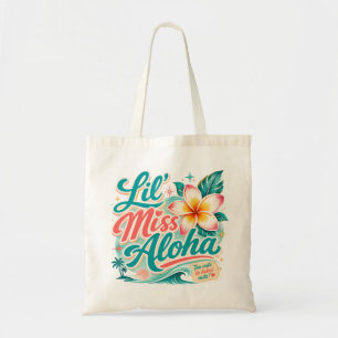 Hawaii culture - Lil Miss Aloha Tote Bag