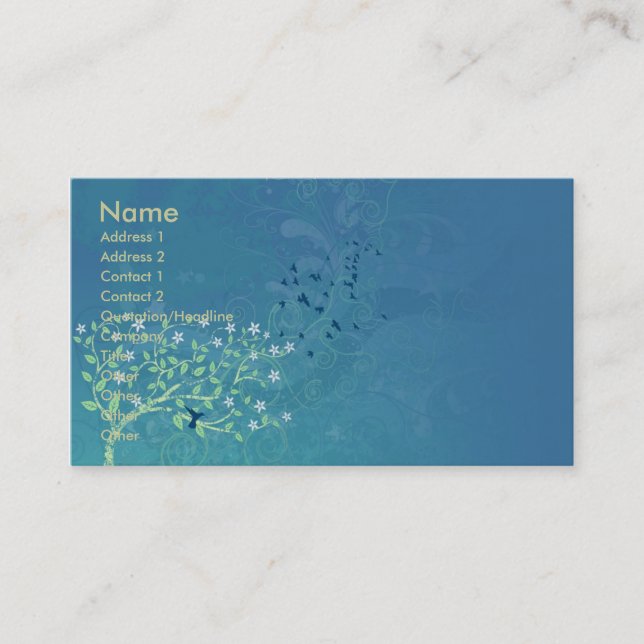 Hawaii dazzles business card (Front)